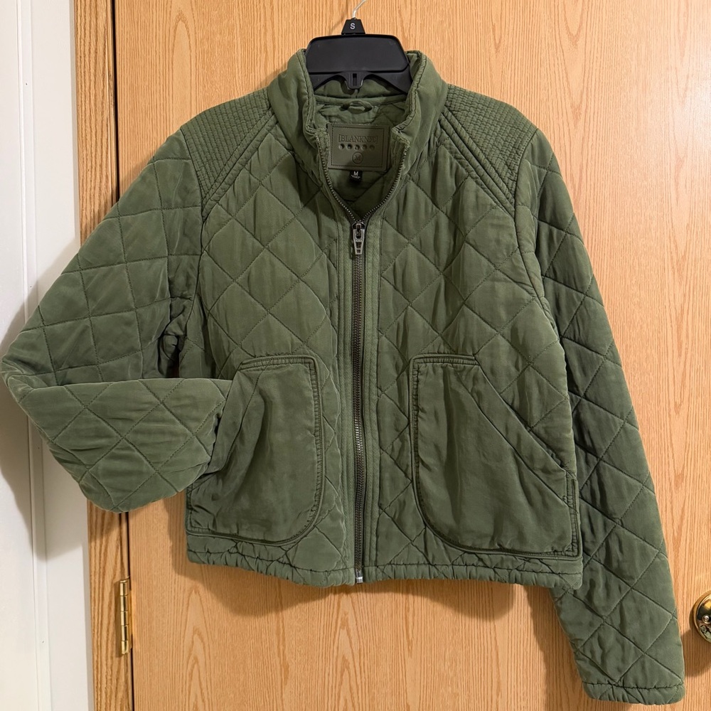 BLANKNYC Green Quilted Jacket